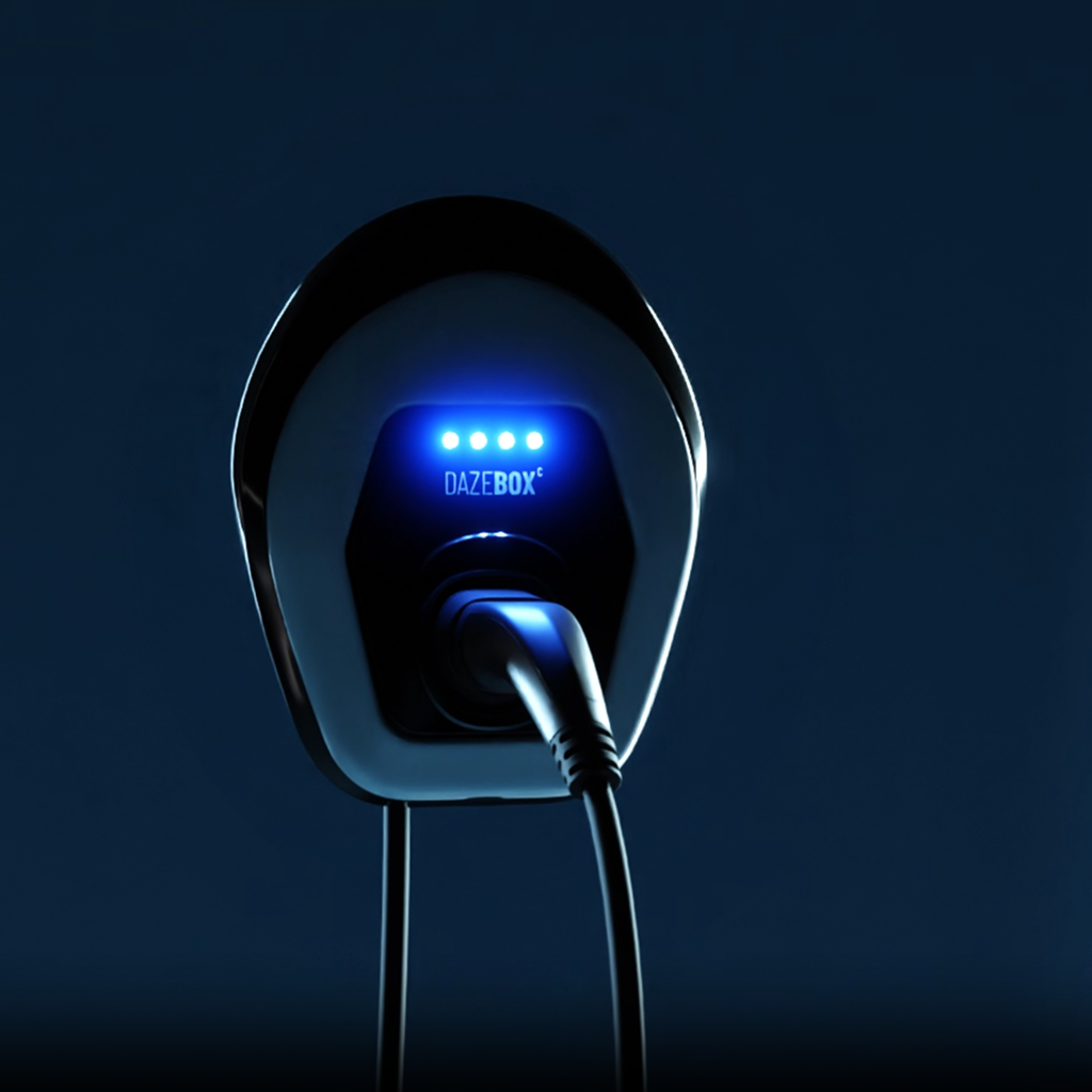 Polnilnica Dazebox C do 22 kW in vključena montaža za dom.