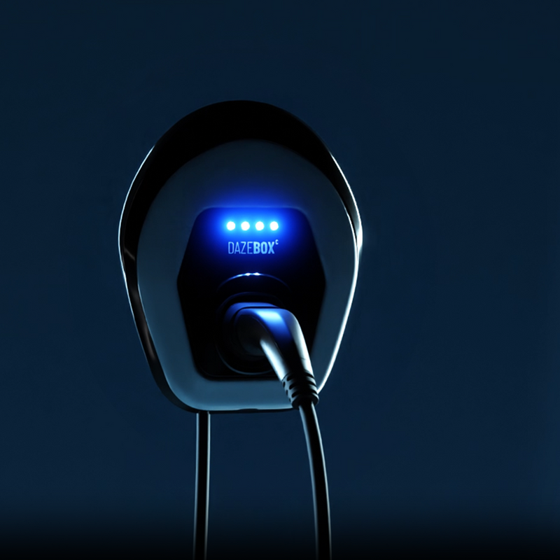 Polnilnica Dazebox C do 22 kW in vključena montaža za dom.