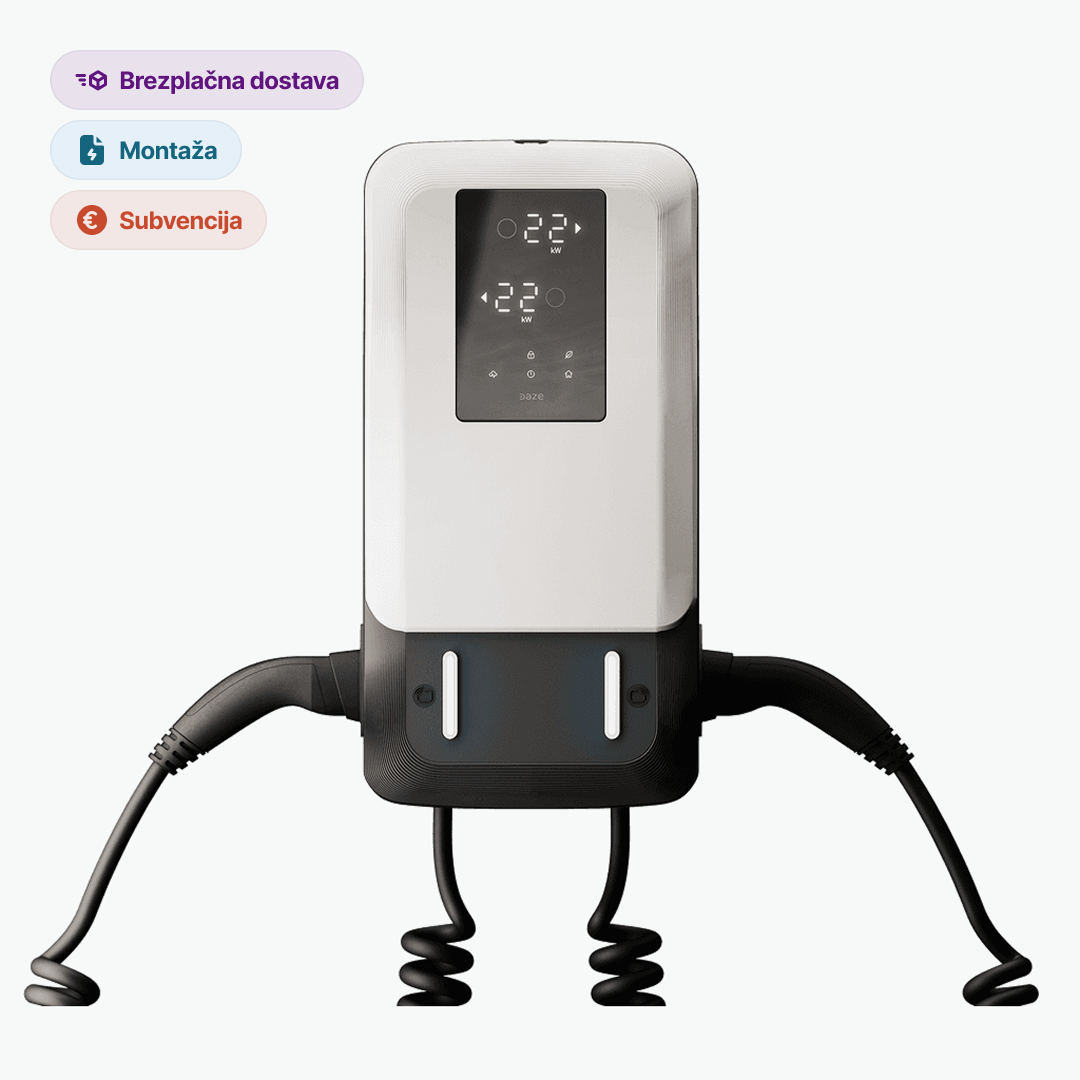 Dazebox Duo dvojna AC polnilnica 2×22 kW