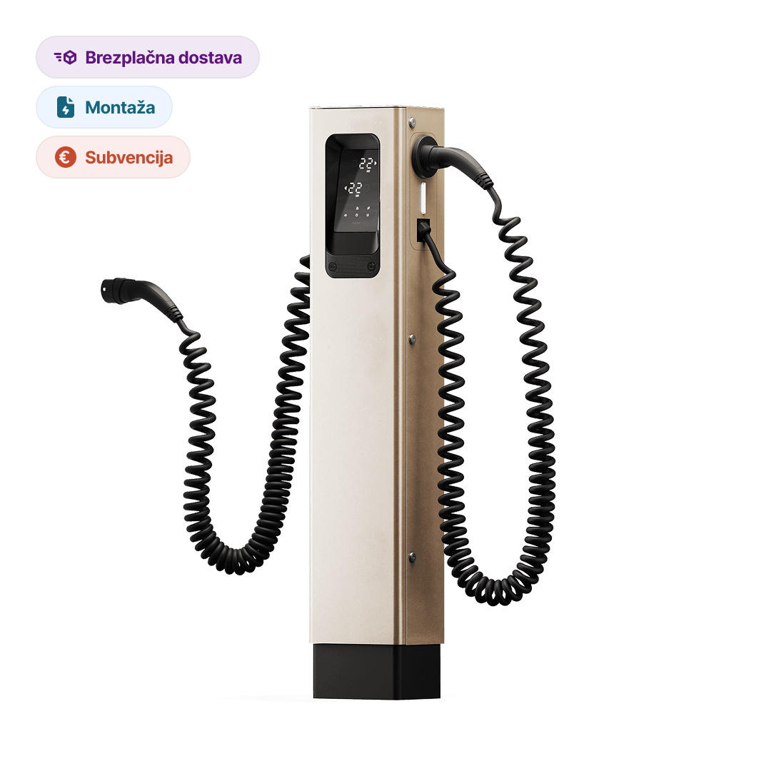 Dazebox Urban robustna javna AC polnilnica s kablom za parkirišča