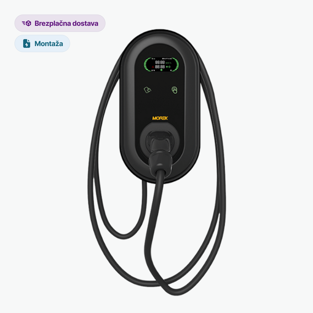 Morek Quick do 22 kW s kablom in 4G povezavo za daljinski nadzor
