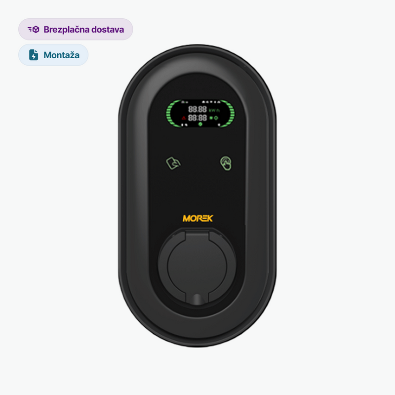 Morek Quick do 22 kW z vtičnico Type 2 in 4G, nadzor